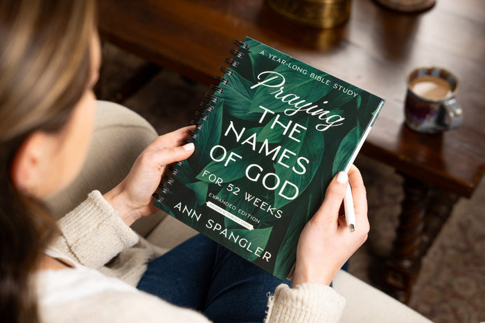 Praying the Names of God for 52 Weeks with Bonus Tear-Out Cards: A Year-Long Bible Study