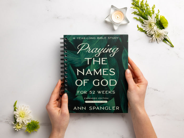 Praying the Names of God for 52 Weeks with Bonus Tear-Out Cards: A Year-Long Bible Study