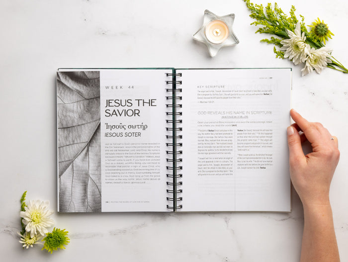 Praying the Names of God for 52 Weeks with Bonus Tear-Out Cards: A Year-Long Bible Study