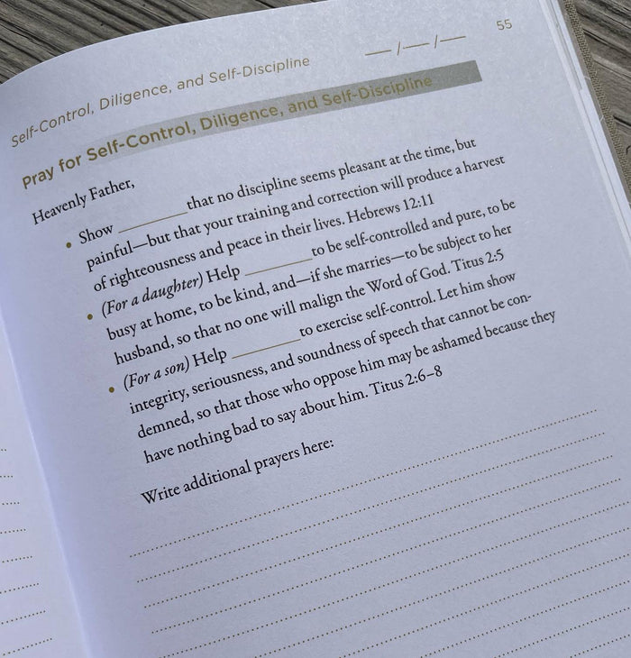 Praying the Scriptures for Your Teens Book + Praying the Scriptures Journal Bundle