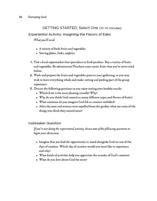 Pursuing God Bible Study Guide plus Streaming Video, Updated Edition: Encountering His Love and Beauty in the Bible