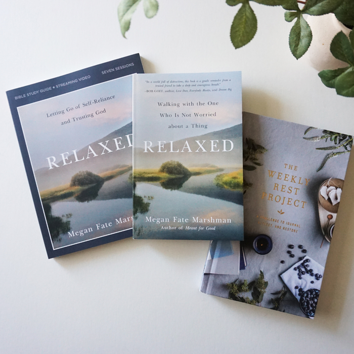 Relaxed Bible Study Guide + Book + Journal Premium Bundle