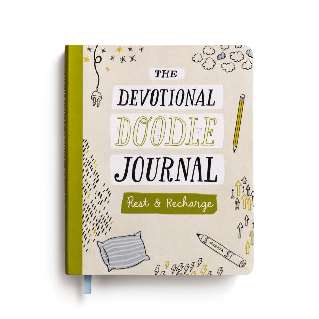 Rest & Recharge: The Devotional Doodle Journal – 90 Daily Devotions with Scripture, Journaling Space, and Creative Activity Prompts to Refresh Your Soul
