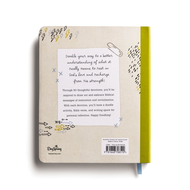 Rest & Recharge: The Devotional Doodle Journal – 90 Daily Devotions with Scripture, Journaling Space, and Creative Activity Prompts to Refresh Your Soul