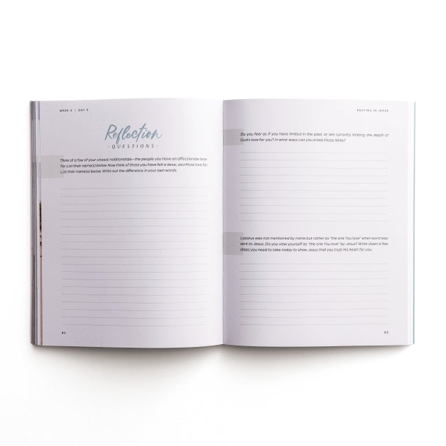 Resting in Jesus: A 30-Day Walk with Mary & Martha – Devotional Journal Guide (30 Daily Devotions with Reflection Questions and Journaling Space)