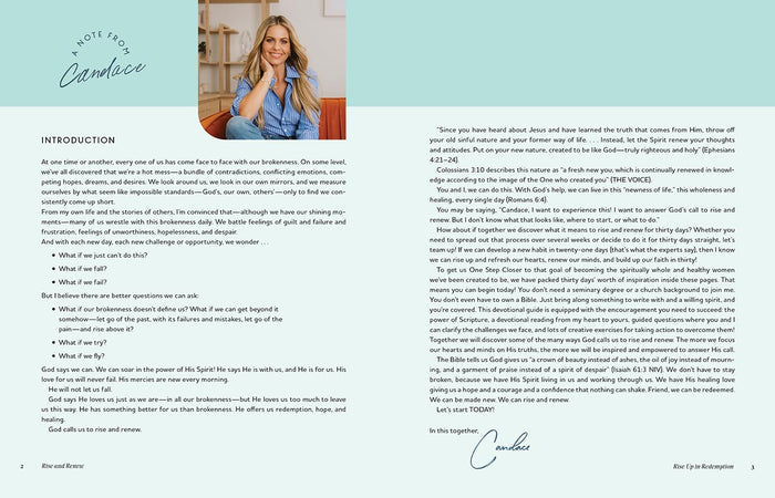 Rise and Renew: A 30-Day Devotional to Heal a Hurting Heart, Overcome Emotional Pain, and Grow in Your Faith – Interactive Devotions with Bible Verses, Guided Questions, and Creative Exercises