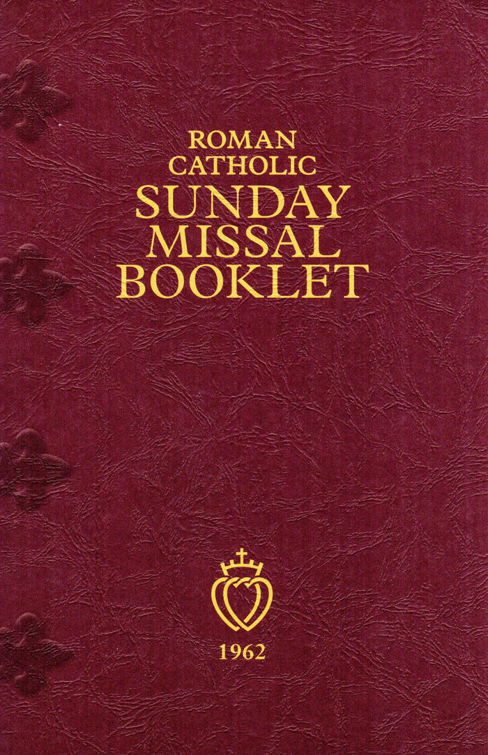 Roman Catholic Sunday Missal Booklet 1962
