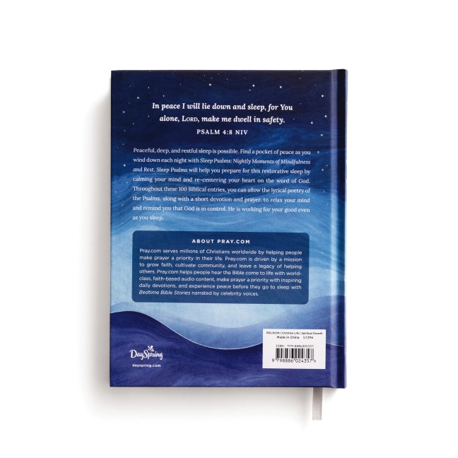 Sleep Psalms: Nightly Moments of Mindfulness and Rest (A 100-Day Prayer Devotional to Make Bedtime More Relaxing and Help You Sleep Better)