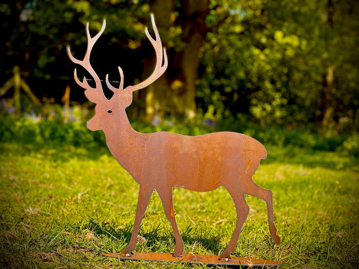 Small Stag Garden Stake