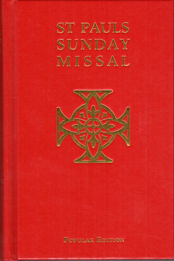 St Pauls Sunday Missal - Complete Popular Edition - Hardback Red