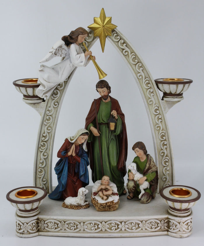 Statue - Advent Arch with Holy Family