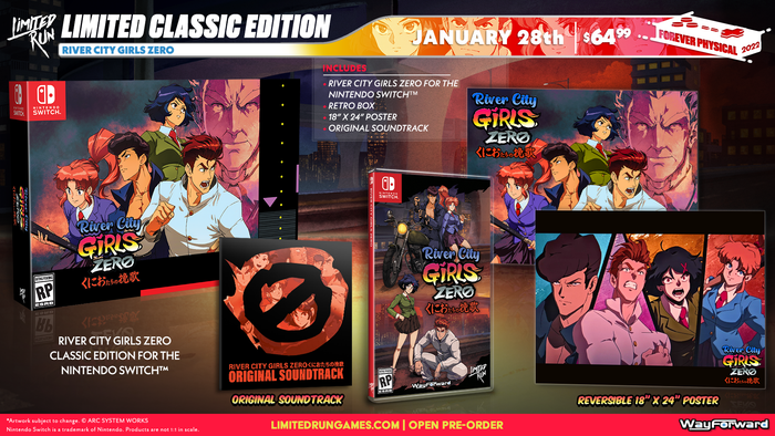 Switch Limited Run #139: River City Girls Zero Classic Edition
