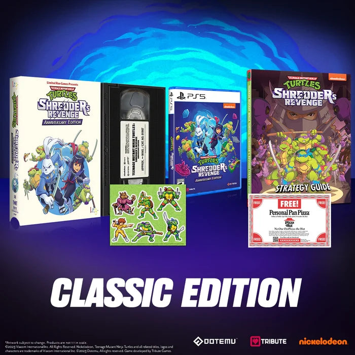 TEENAGE MUTANT NINJA TURTLES: SHREDDER'S REVENGE ANNIVERSARY EDITION CLASSIC EDITION (PS5)
