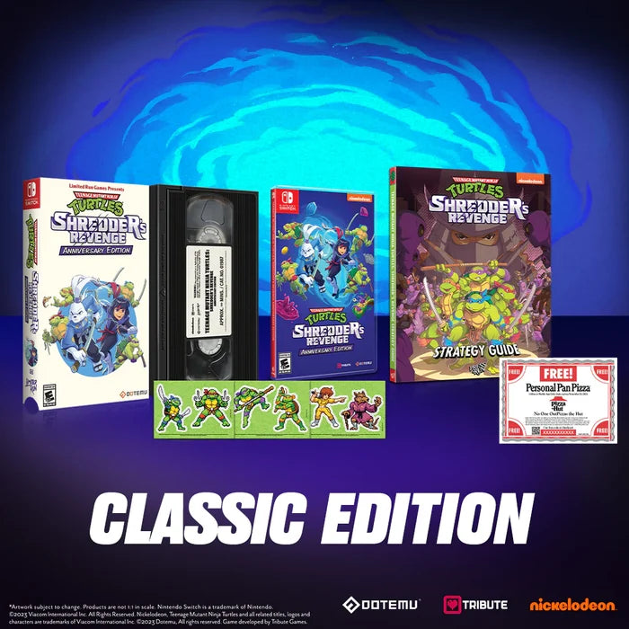 TEENAGE MUTANT NINJA TURTLES: SHREDDER'S REVENGE ANNIVERSARY EDITION CLASSIC EDITION (SWITCH)
