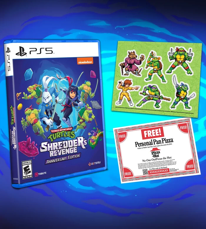 TEENAGE MUTANT NINJA TURTLES: SHREDDER'S REVENGE ANNIVERSARY EDITION (PS5)