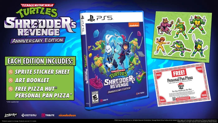 TEENAGE MUTANT NINJA TURTLES: SHREDDER'S REVENGE ANNIVERSARY EDITION (PS5)