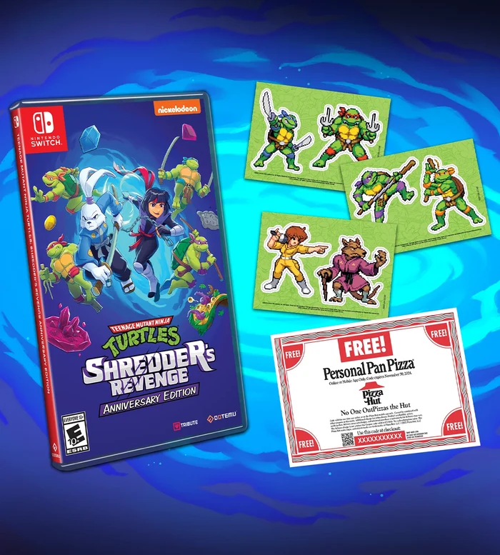TEENAGE MUTANT NINJA TURTLES: SHREDDER'S REVENGE ANNIVERSARY EDITION (SWITCH)