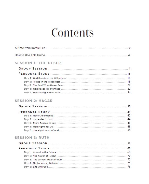 The God Who Sees Study Guide + Book + Bible Bundle
