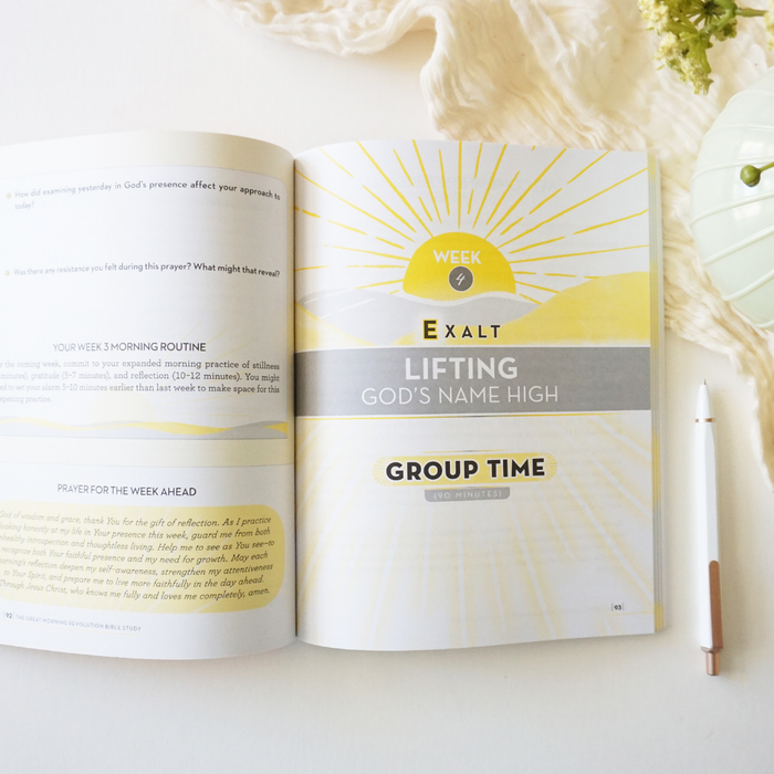 The GREAT Morning Revolution Bible Study Guide + Book + Journal Premium Bundle