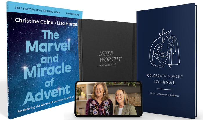 The Marvel and Miracle of Advent Study Guide + Advent Journal + Bible (Premium Bundle)