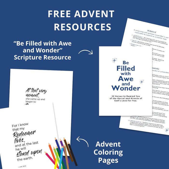 The Marvel and Miracle of Advent Study Guide + Advent Journal + Bible (Premium Bundle)