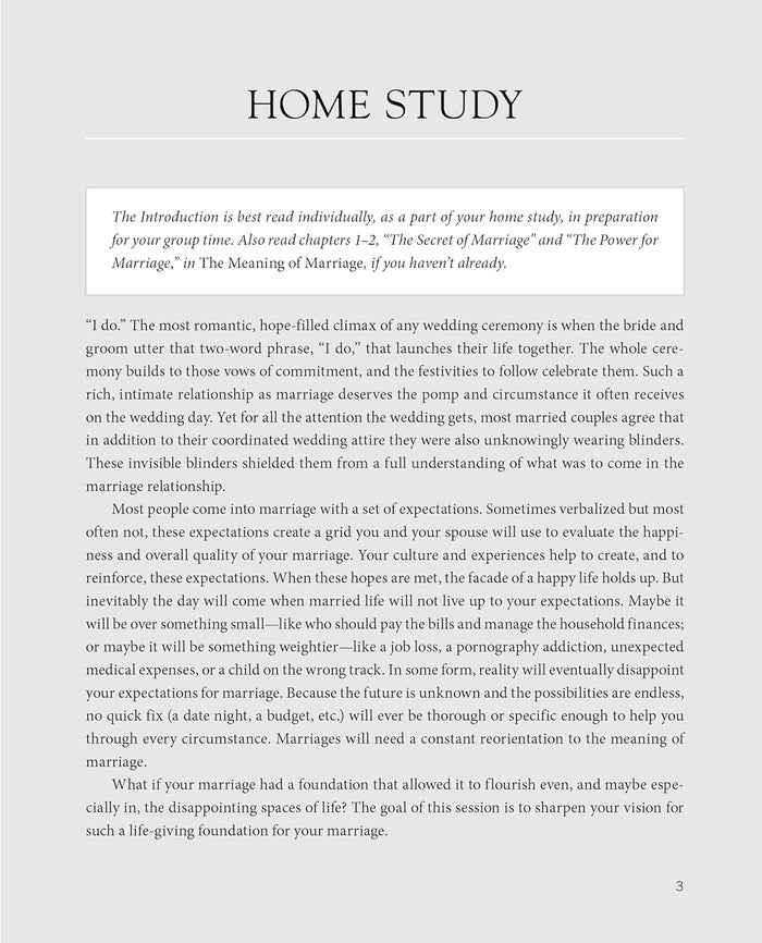 The Meaning of Marriage Bible Study Guide plus Streaming Video, Updated Edition: A Vision for Married and Single People