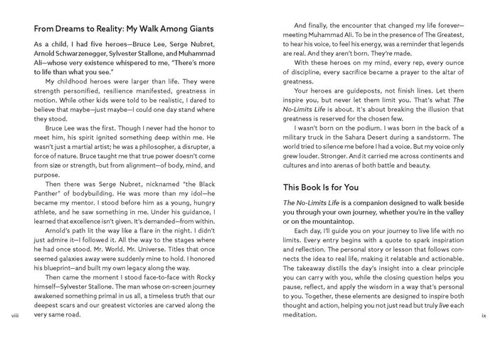 The No-Limits Life: 365 Daily Meditations to Unlock Your Strength and Live Beyond Your Comfort Zone