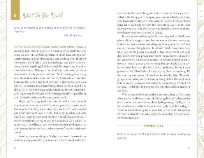 The Power in Surrender: 100 Ways to Tap into the Courage to Trust God’s Plan Over Fear, Worry, and Doubt (A 100-Day Devotional)
