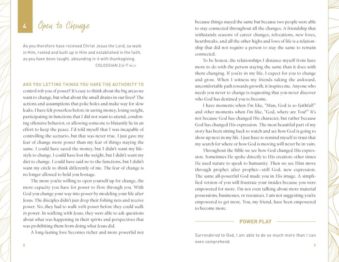 The Power in Surrender: 100 Ways to Tap into the Courage to Trust God’s Plan Over Fear, Worry, and Doubt (A 100-Day Devotional)