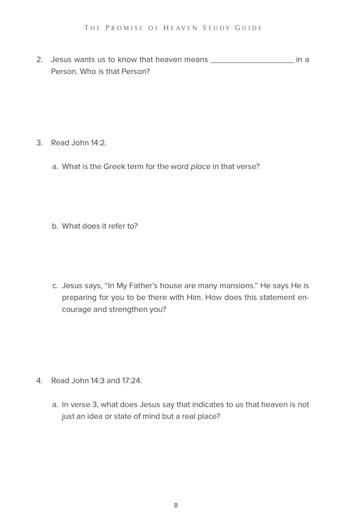 The Promise of Heaven Bible Study Guide: Why You Can Get Excited About Your Eternal Home