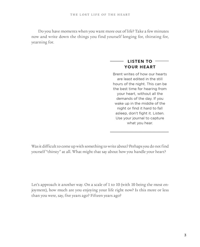 The Sacred Romance Workbook, Updated Edition: Coming Home to the God Who Pursues Your Heart