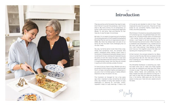 The Simplified Cookbook: Delicious Meals with Effortless Prep (60 Recipes + 60 Assembly Meals) – The Perfect Gifts for Busy Moms and Dads