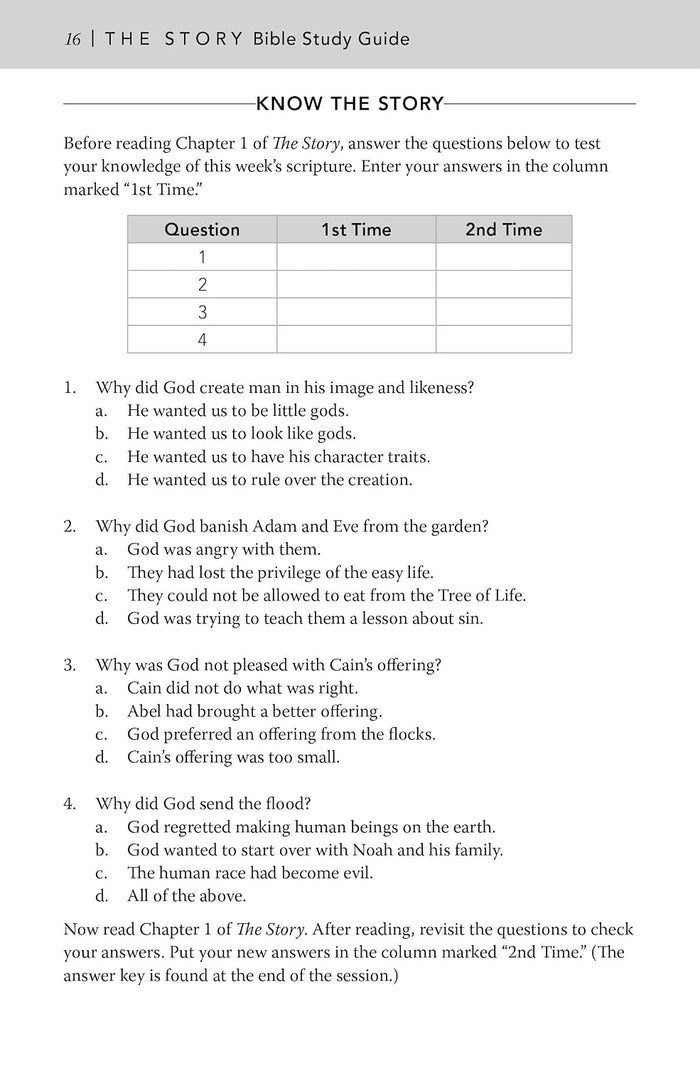 The Story Bible Study Guide plus Streaming Video, Updated Edition: Getting to the Heart of God's Story
