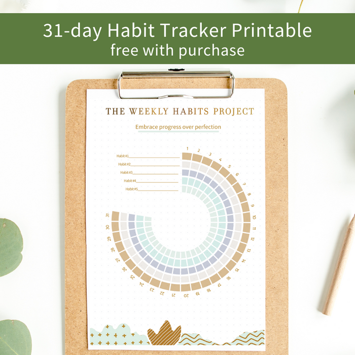 The Weekly Habits Project: A Challenge to Journal, Reflect, and Make Tiny Changes for Big Results