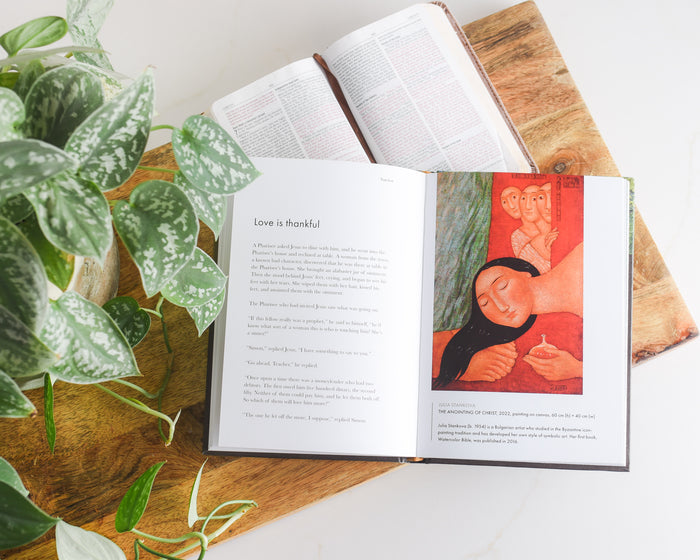 The Wisdom of Jesus: Meditations on the Gospels in Words and Paintings (A 25-Day Devotional)