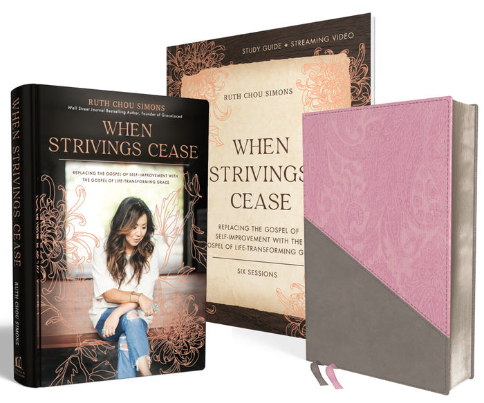 When Strivings Cease Study Guide + Book + Bible Bundle