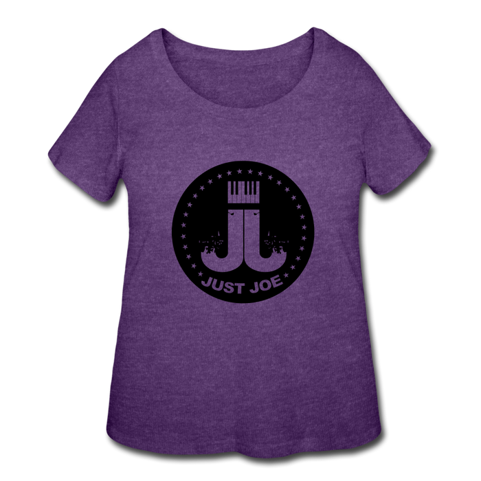 Women’s Curvy T-Shirt - heather purple