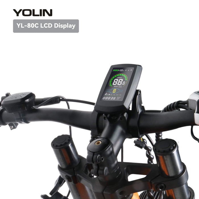 Yolin_YL-80C_3_inch_LCD_e-bike_display-Installed-on-the-Handlebar