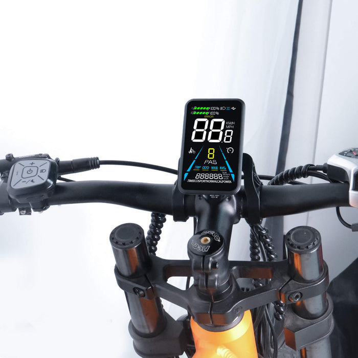 Yolin_YL-81F_3.5_inch_LCD_e-bike_display_installed_on_ebike