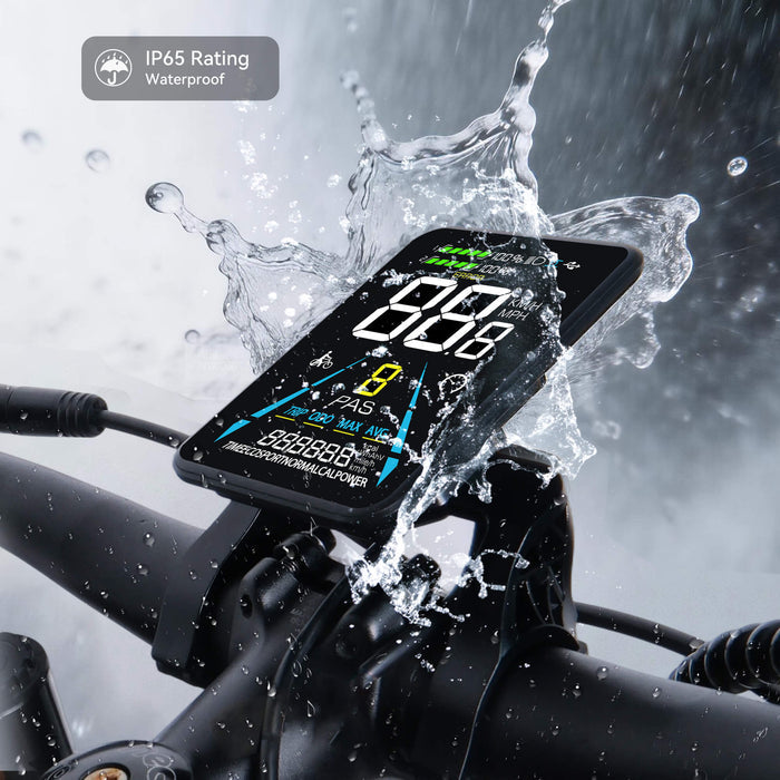 Yolin YL-81F 3.5-inch LCD e-bike display with IP65 waterproof rating