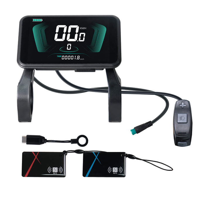 YL-81F-SUK smart e-bike tuning display with 3.5-inch color LCD