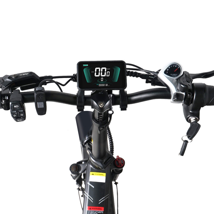 Yolin YL-81F-SUK smart display installed on an electric bike