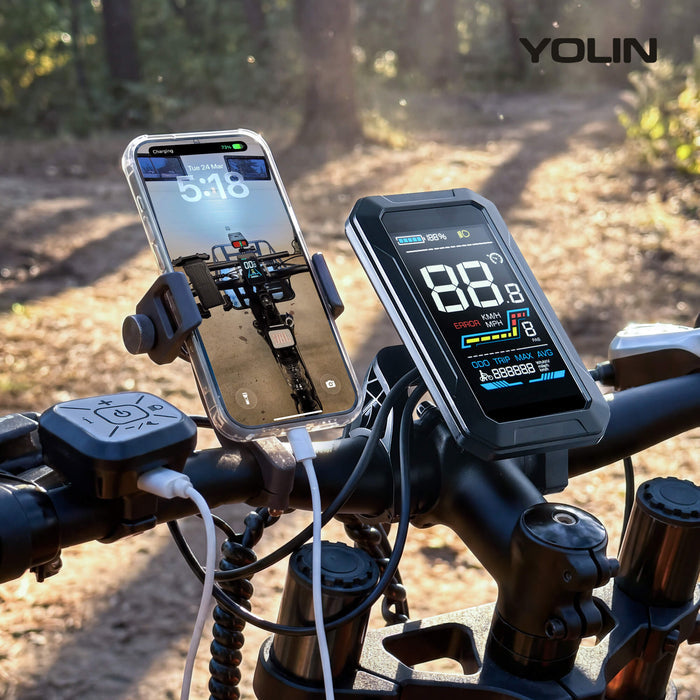 Yolin_YL-90T-V_4_inch_LCD_e-bike_display_USB_Charging