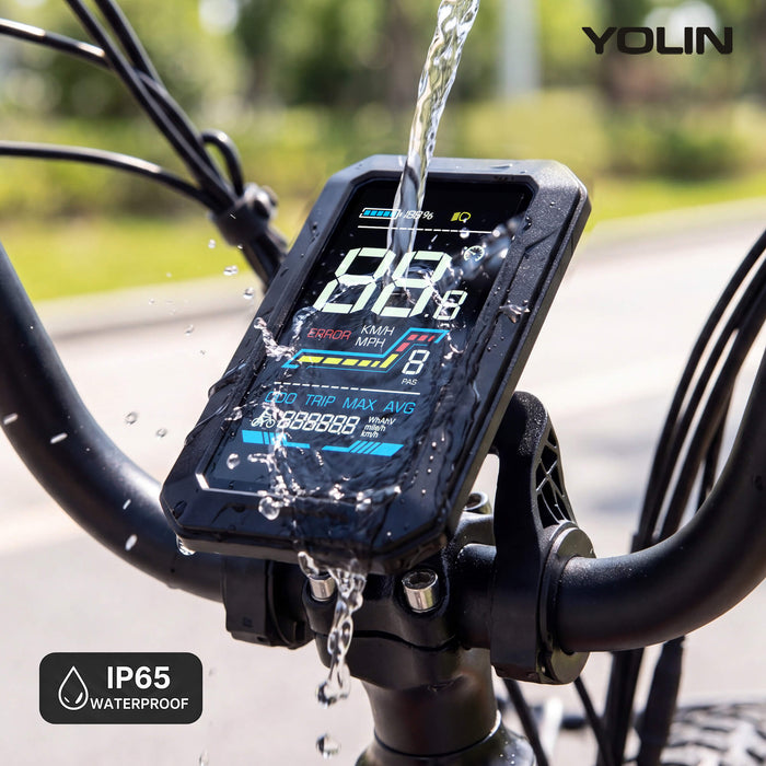 Yolin_YL-90T-V_4_inch_LCD_e-bike_display_waterproof_rating_IP65