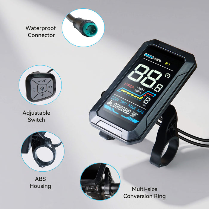 Yolin_YL-90T-V_4_inch_LCD_e-bike_display_details