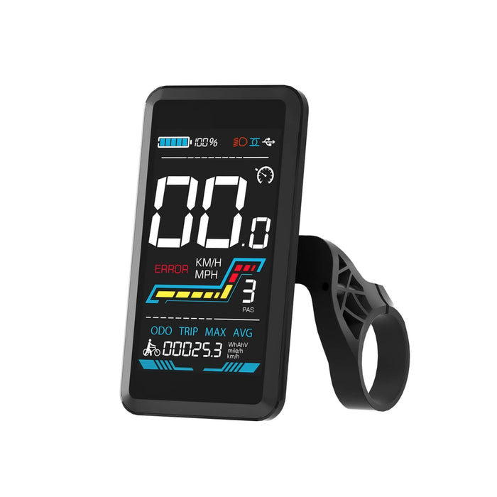 Yolin YL-91F-V 4 inch LCD e-bike display – sport style vertical display for performance electric bikes