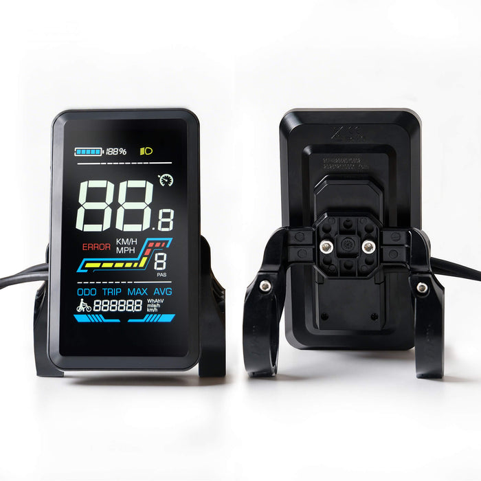 Yolin_YL-91F-V_4inch_LCD_e-bike_display_front_and_back_view