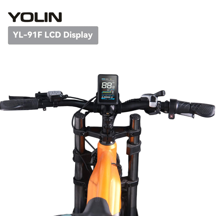Yolin_YL-91F-V_4inch_LCD_e-bike_display_Installed_on_the_Handlebar