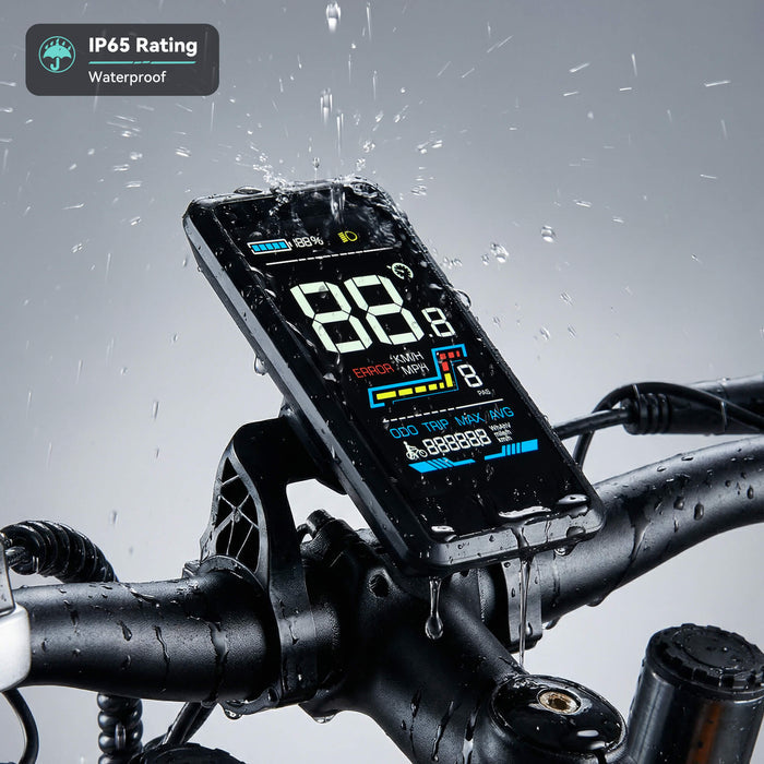 Yolin_YL-91F-V_4inch_LCD_e-bike_display_Rating_IP65_Waterproof