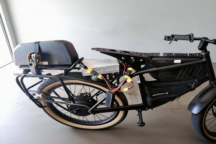 Installing_Yolin_YL-DBE-50A_dual_battery_balancer_on_eBike_for_safe_battery_load